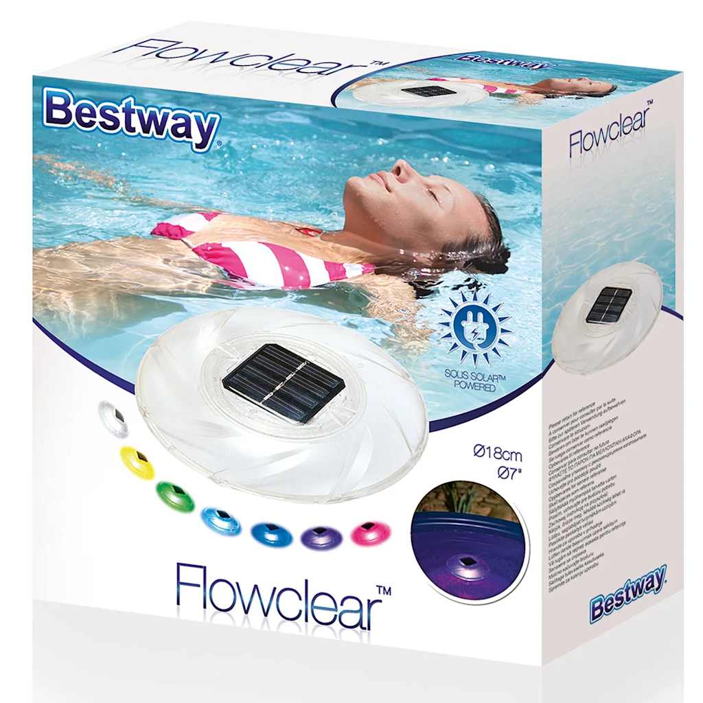 Bestway Flytande Solcellslampa 58111