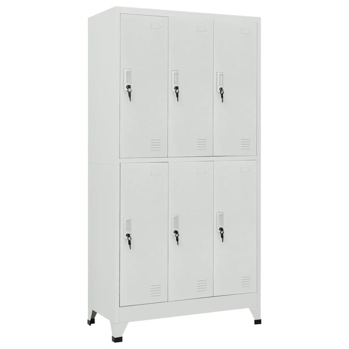 Förvaringsskåp Antracit Och Röd 90X40X180 Cm Stål