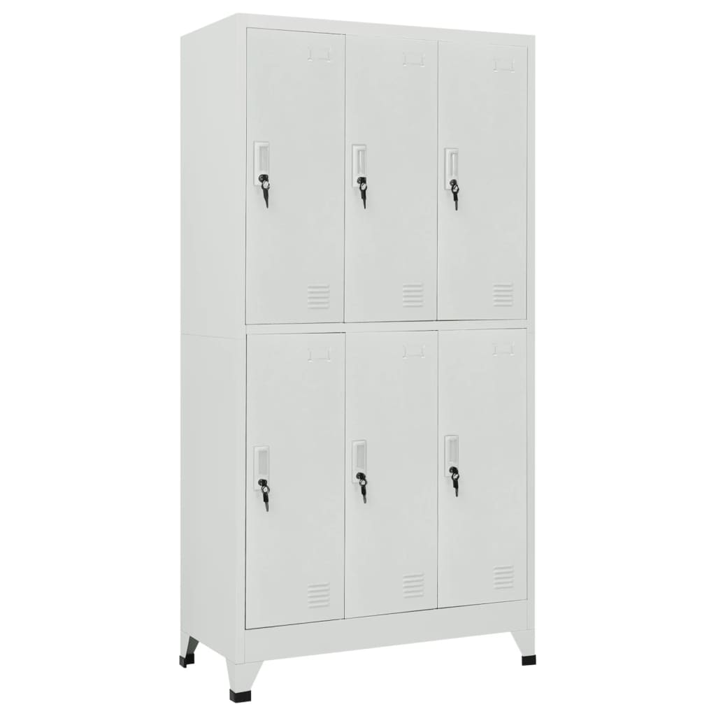 Förvaringsskåp Antracit Och Röd 90X40X180 Cm Stål