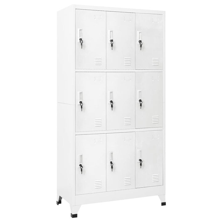 Förvaringsskåp Antracit Och Röd 90X40X180 Cm Stål