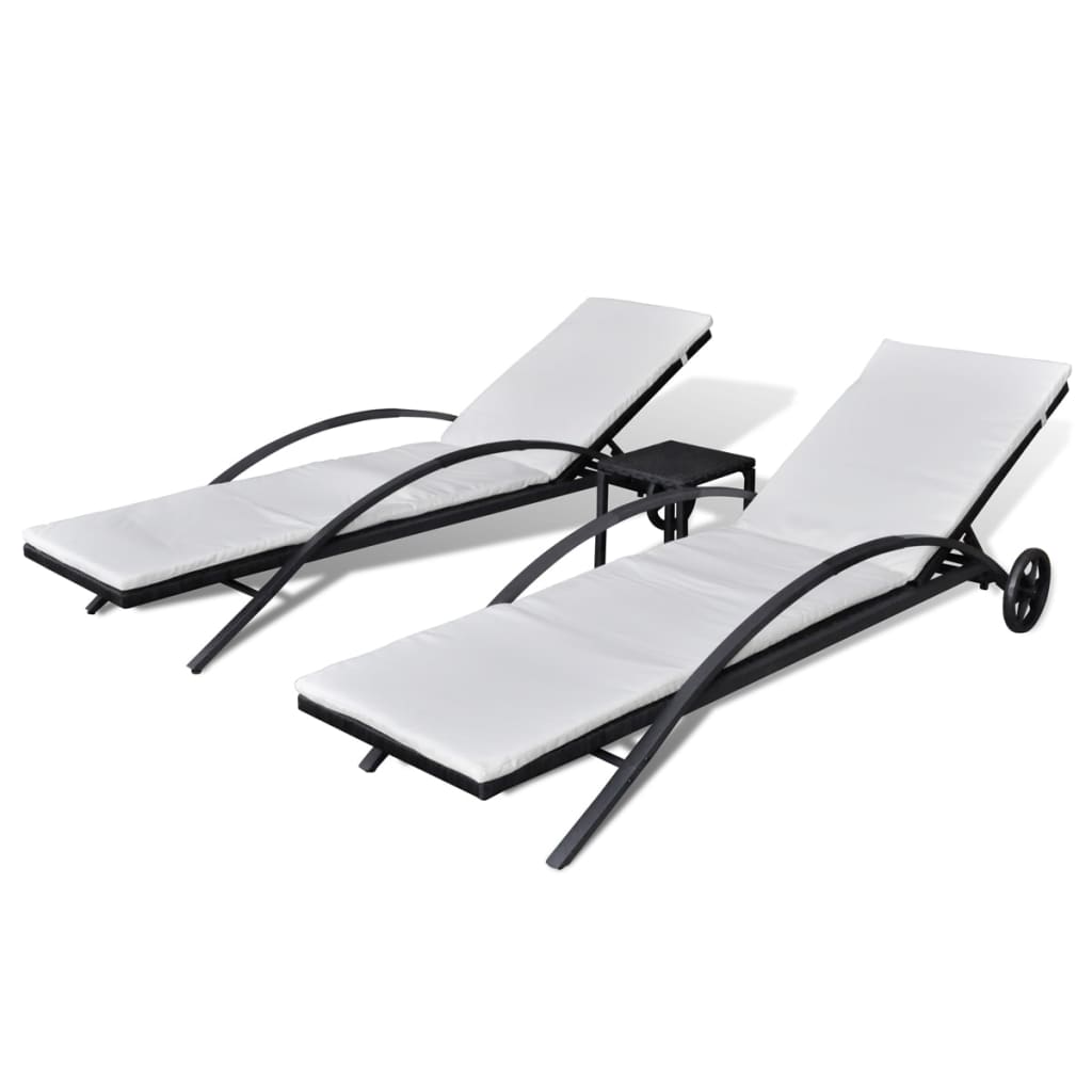 Solsängar Med Bord Konstrotting