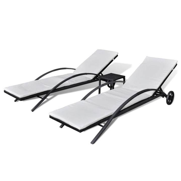 Solsängar Med Bord Konstrotting
