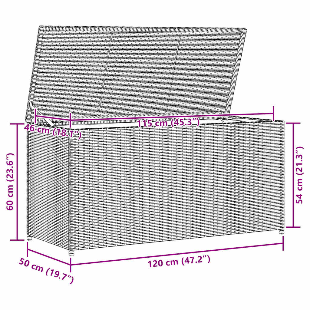 Dynbox 120X50X60 Cm Konstrotting