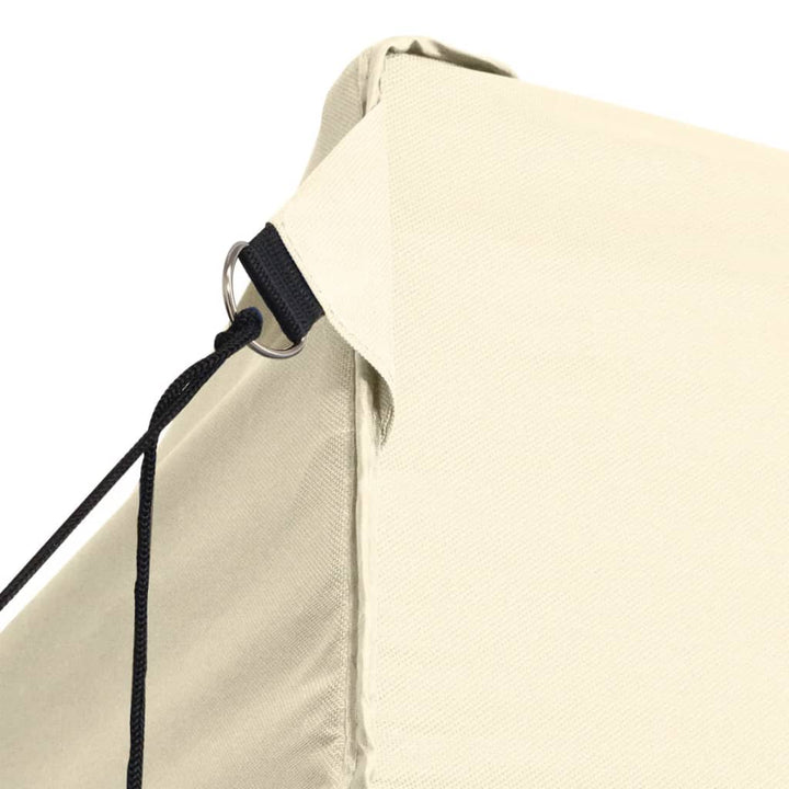Pop-Up Hopfällbart Partytält Med 4 Sidoväggar 3X4,5 M Vit