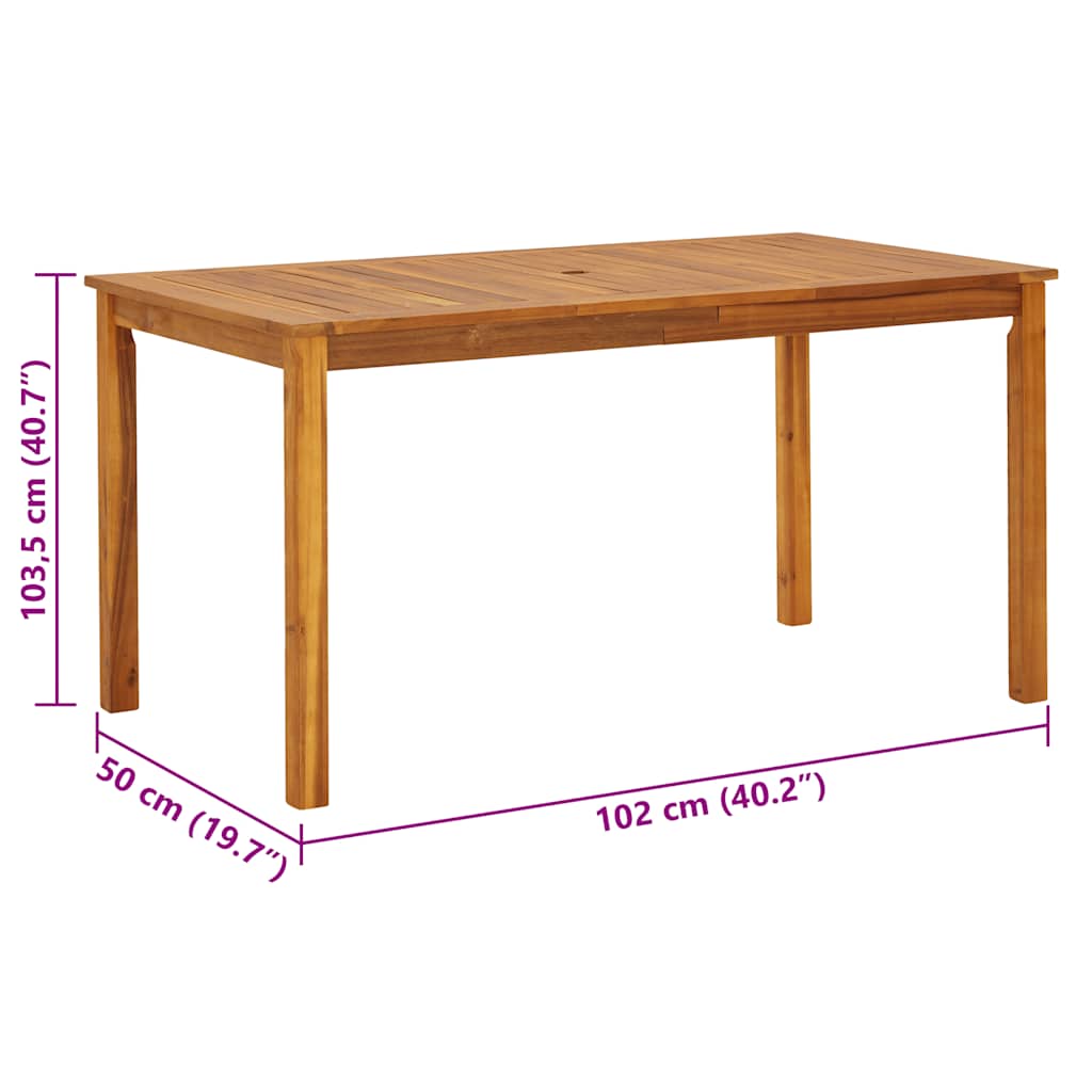Trädgårdsbord Massivt Akaciaträ