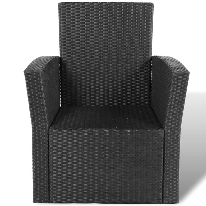 Loungegrupp För Trädgården Med Dynor 4 Delar Konstrotting