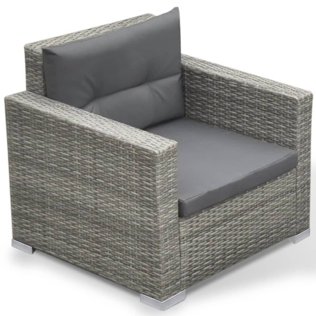 Loungegrupp Med Dynor 6 Delar Konstrotting
