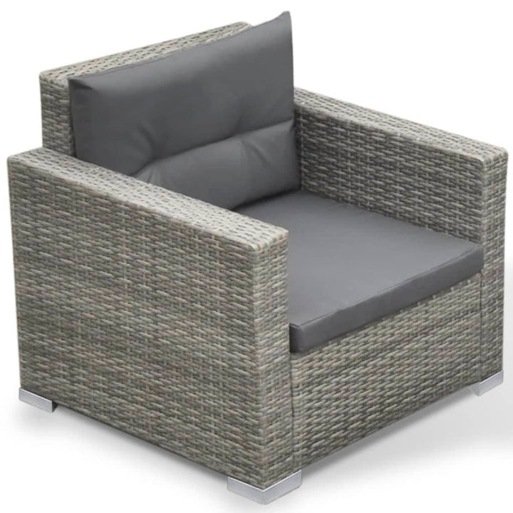 Loungegrupp Med Dynor 6 Delar Konstrotting