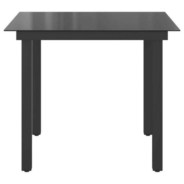 Trädgårdsbord 80X80X74 Cm Aluminium Och Glas