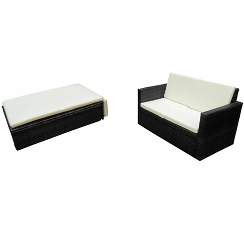 Loungegrupp Med Dynor 2 Delar Konstrotting