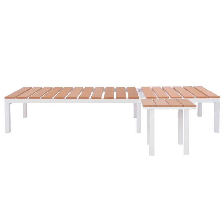 Solsäng Aluminium Wpc Brun