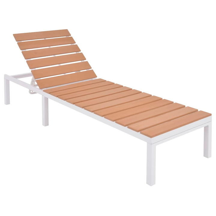 Solsäng Aluminium Wpc Brun
