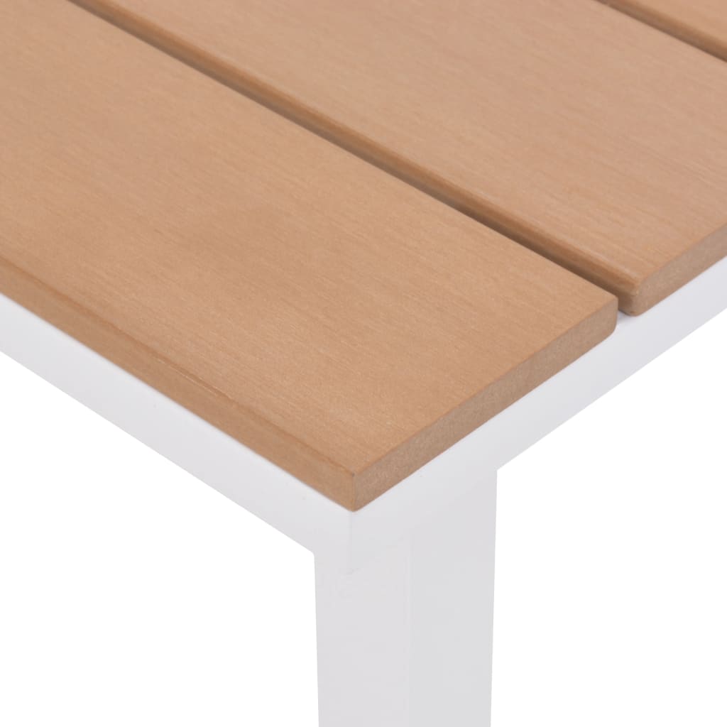 Solsäng Aluminium Wpc Brun