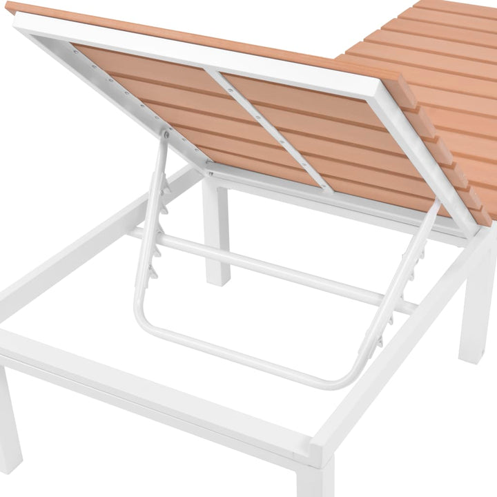 Solsäng Aluminium Wpc Brun