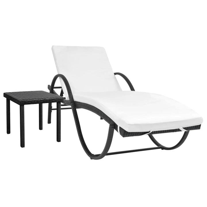 Solsäng Med Dyna &amp; Bord Konstrotting