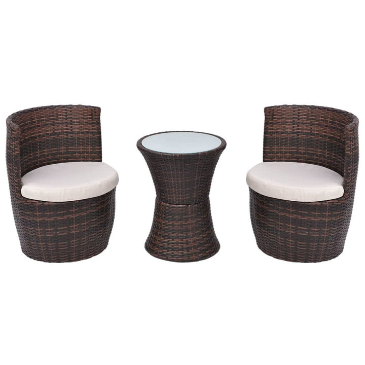 Caféset Med Dynor 3 Delar Konstrotting