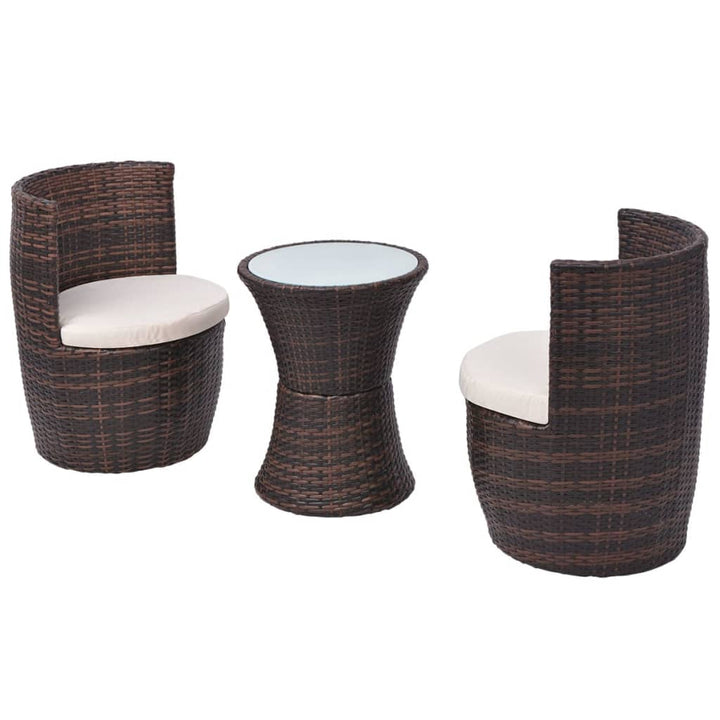 Caféset Med Dynor 3 Delar Konstrotting