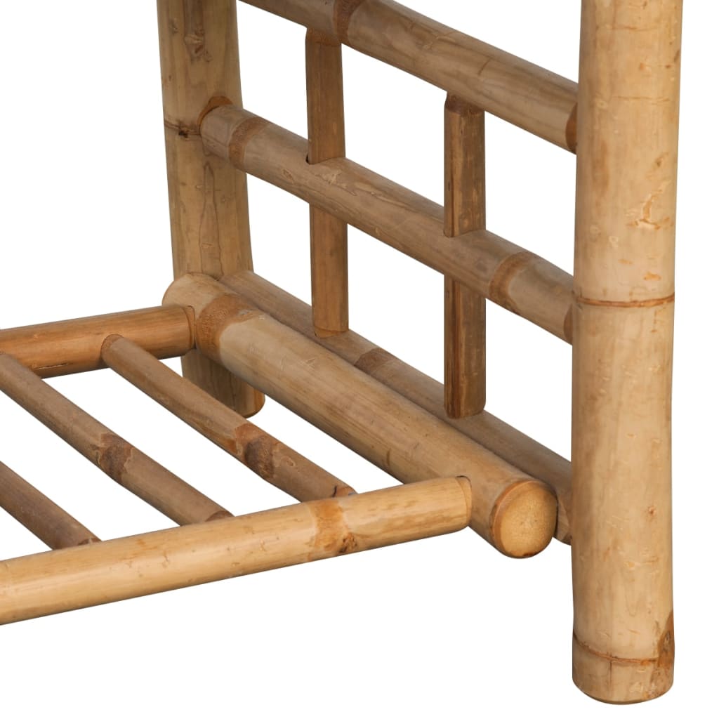 Loungegrupp För Trädgården Med Dynor 4 Delar Bambu