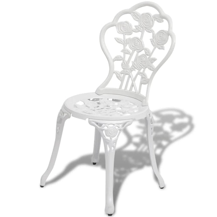 Caféstolar 2 St Gjuten Aluminium