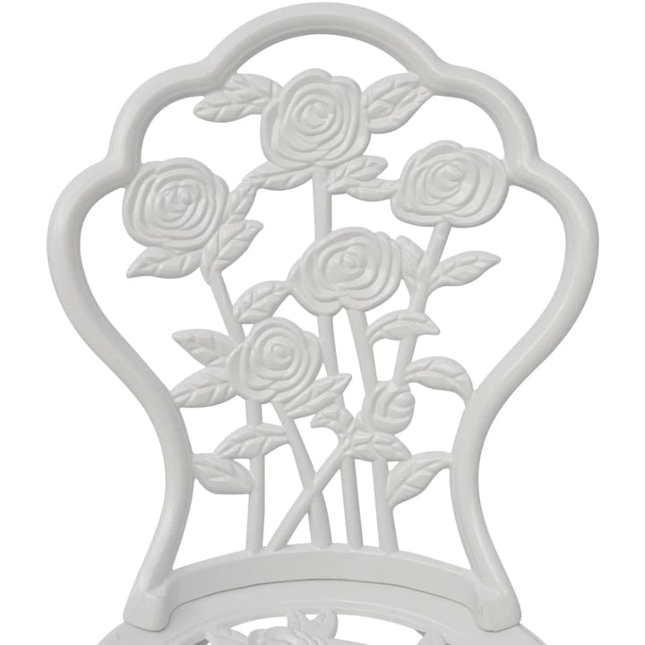 Caféstolar 2 St Gjuten Aluminium