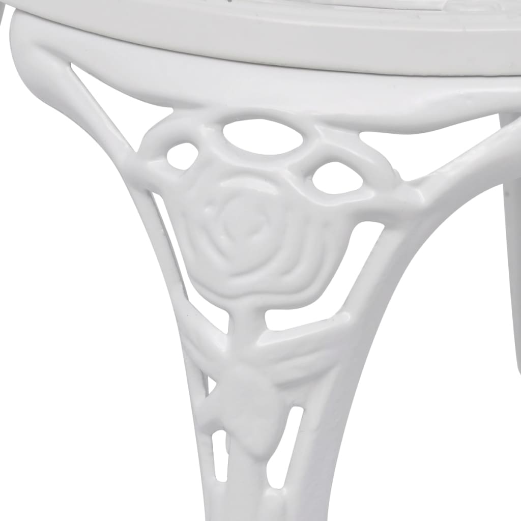 Caféstolar 2 St Gjuten Aluminium