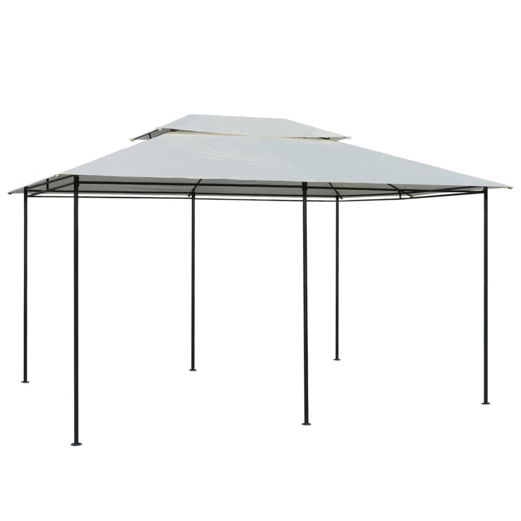 Paviljong Med Draperier 4X3 M Vit
