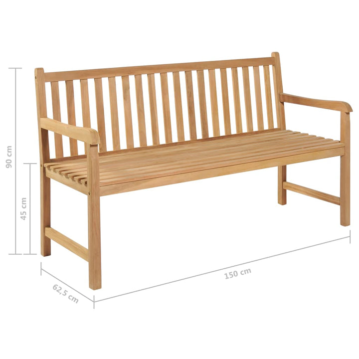 Trädgårdsbänk Teak