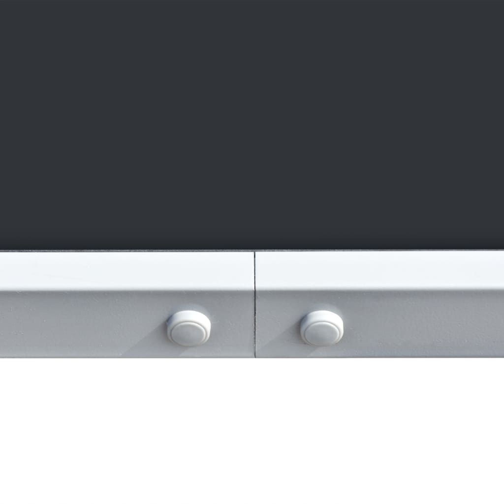 Trädgårdsbord 150X90X74 Cm Svart Stål