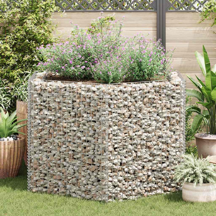 Hexagonal Planteringsgabion Upphöjd
