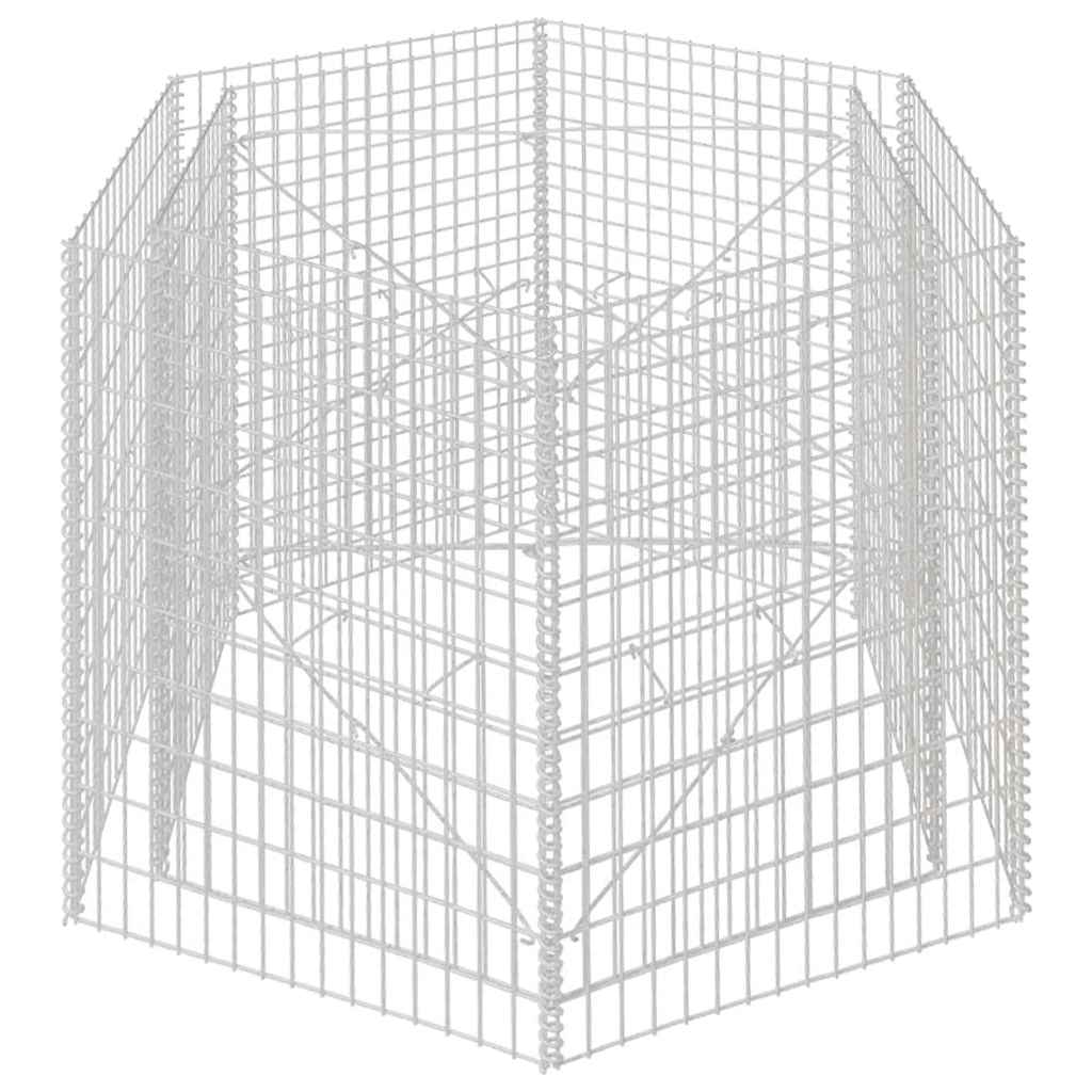 Hexagonal Planteringsgabion Upphöjd