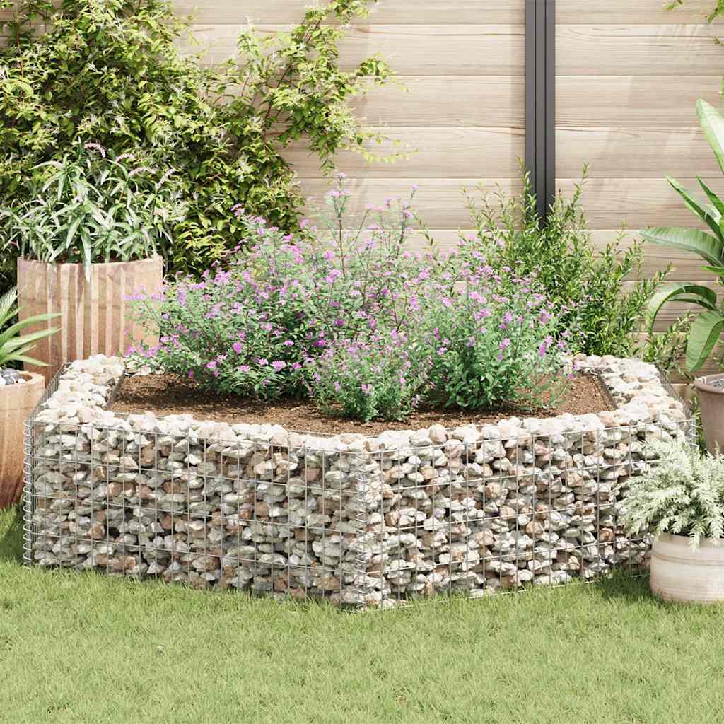 Hexagonal Planteringsgabion Upphöjd