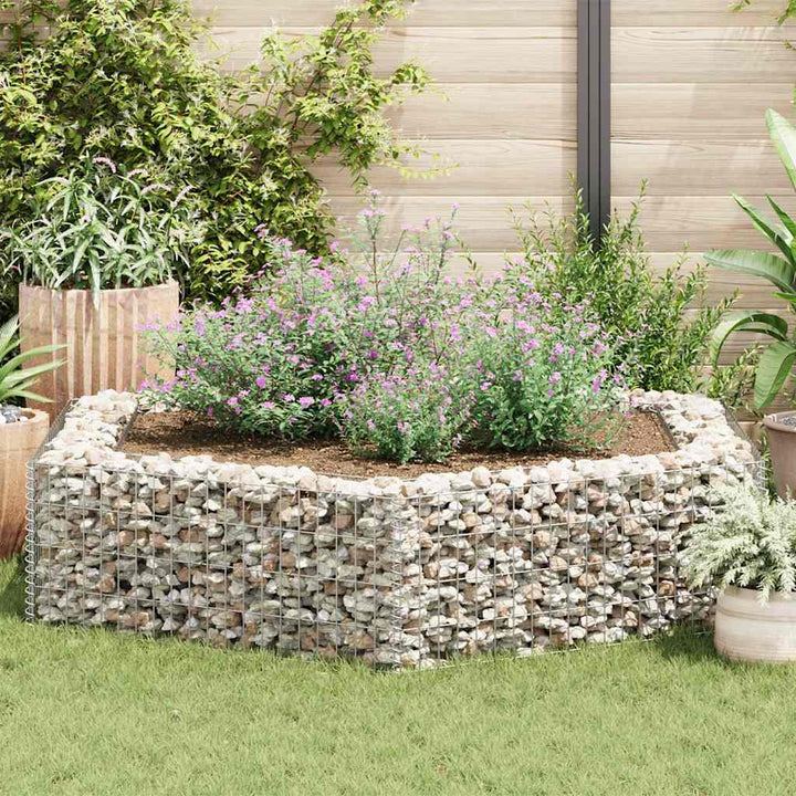 Hexagonal Planteringsgabion Upphöjd