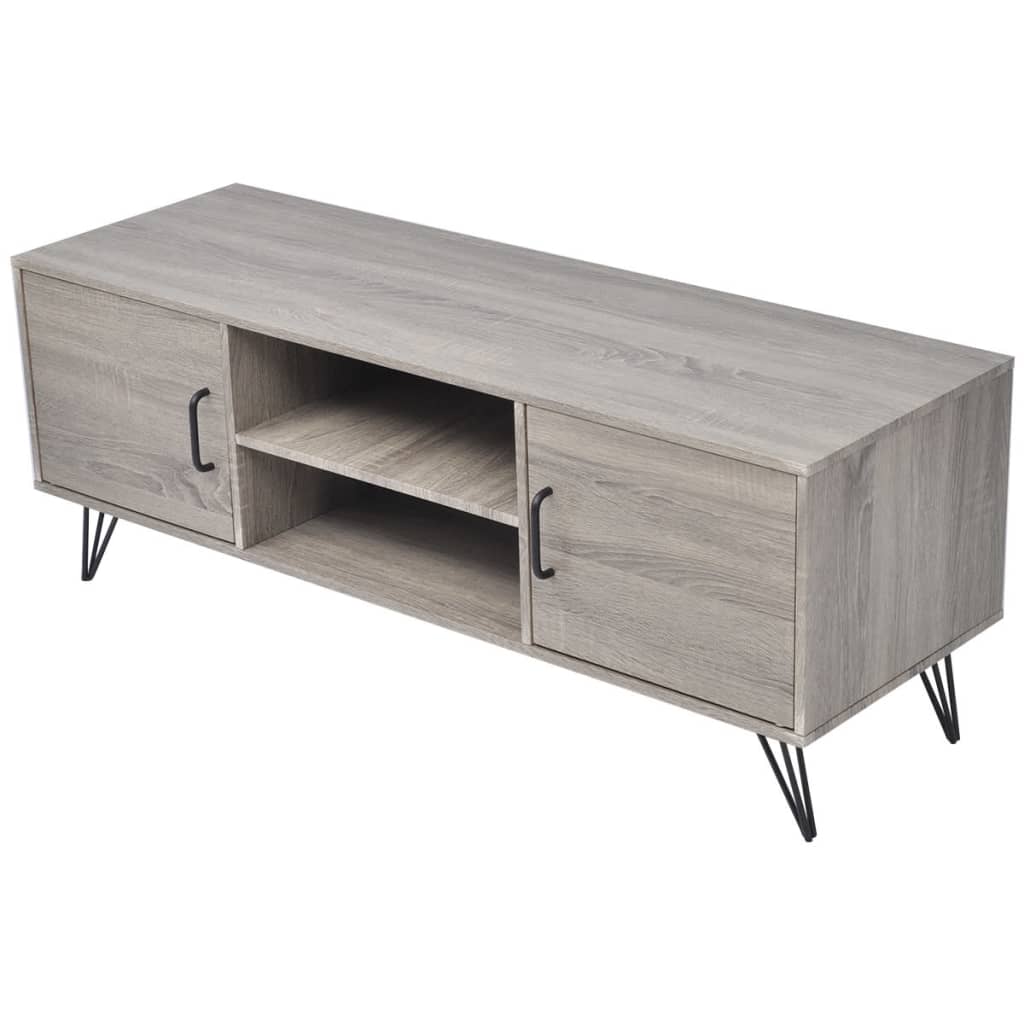 Tv-Bänk 120X40X45 Cm Grå