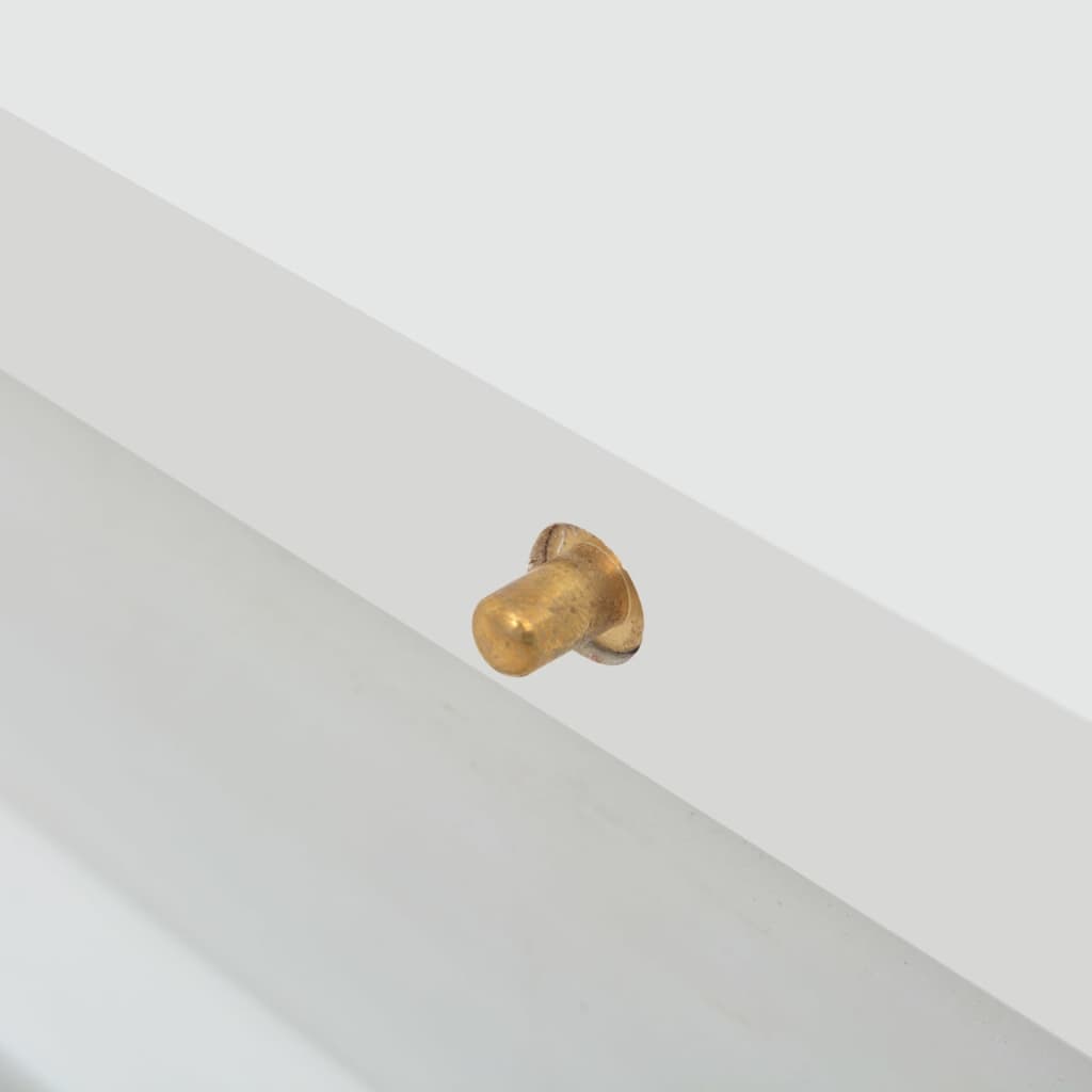 Förlängningsbart Matbord Högglans Vit