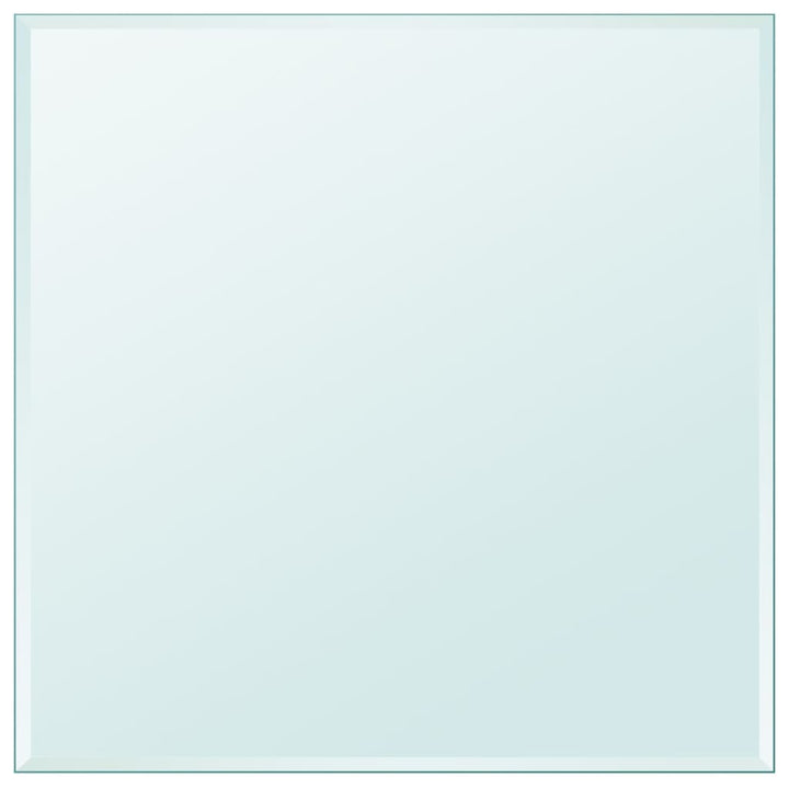 Bordsskiva Svart Ø90X1 Cm Härdat Glas Med Marmortextur