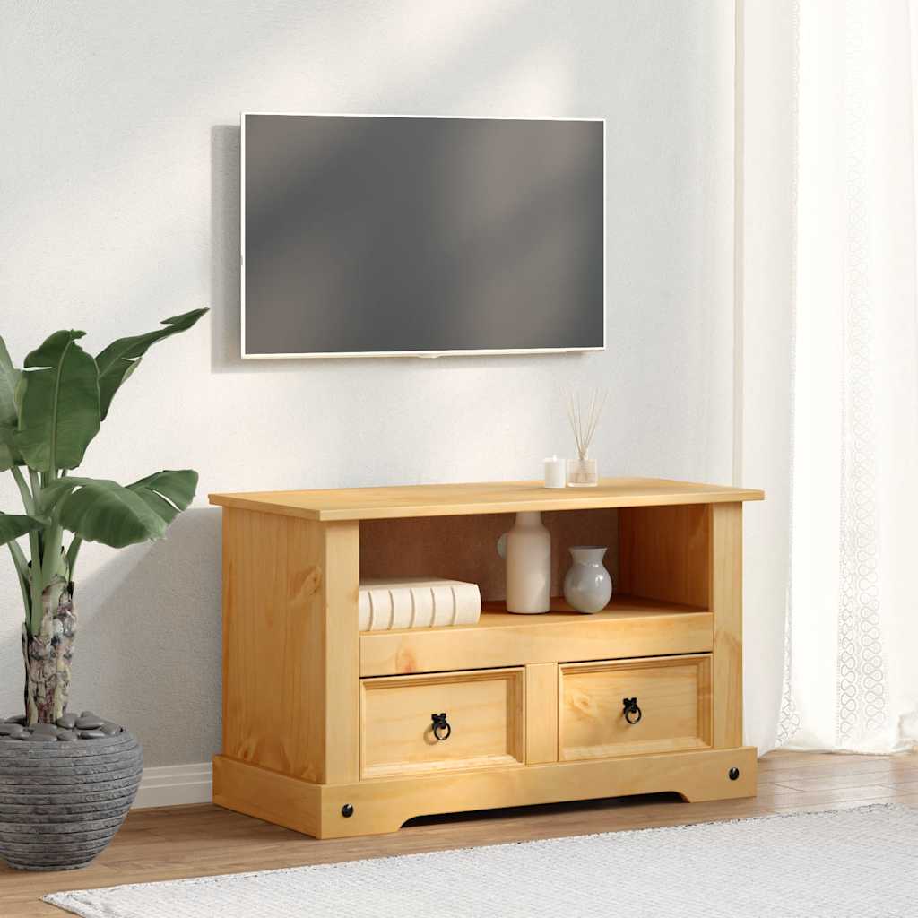 Tv-Bänk Mexikansk Coronastil Furu 91X43X56 Cm