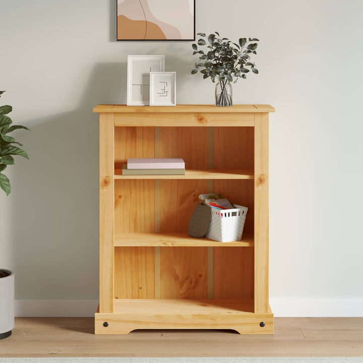 Bokhylla I Mexikansk Coronastil Med 5 Hyllor Furu 80X40X