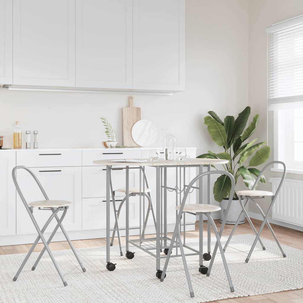 Vikbar Matgrupp 5 Delar Mdf