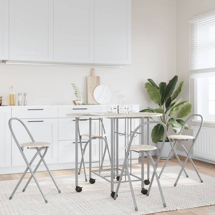 Vikbar Matgrupp 5 Delar Mdf