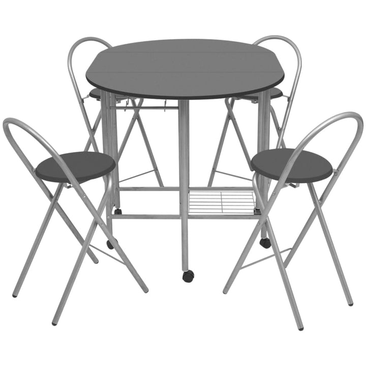 Vikbar Matgrupp 5 Delar Mdf