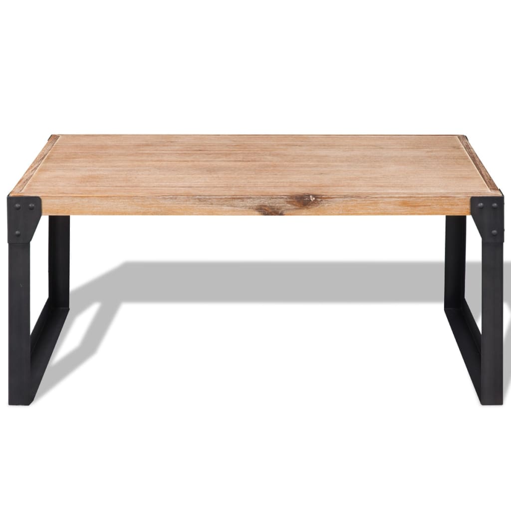 Soffbord Massivt Akaciaträ 100X60X45 Cm