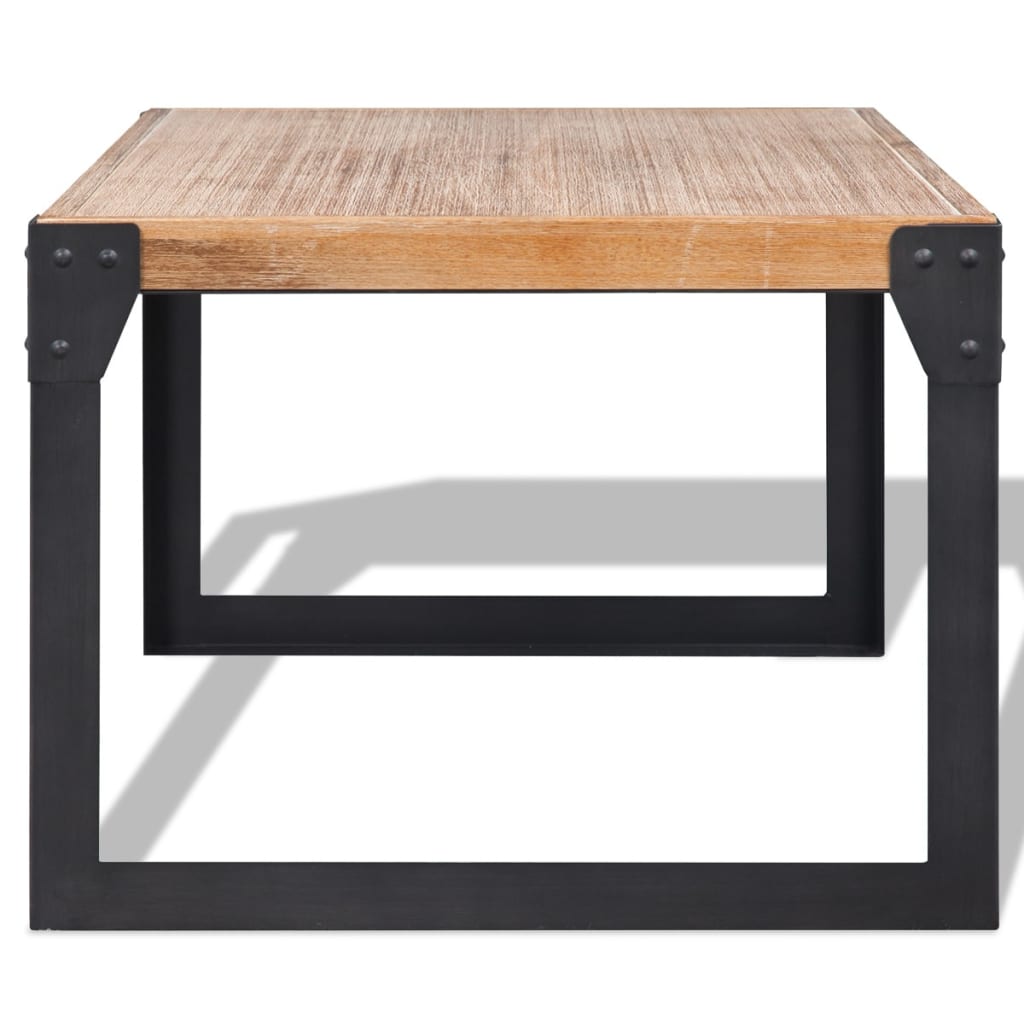 Soffbord Massivt Akaciaträ 100X60X45 Cm