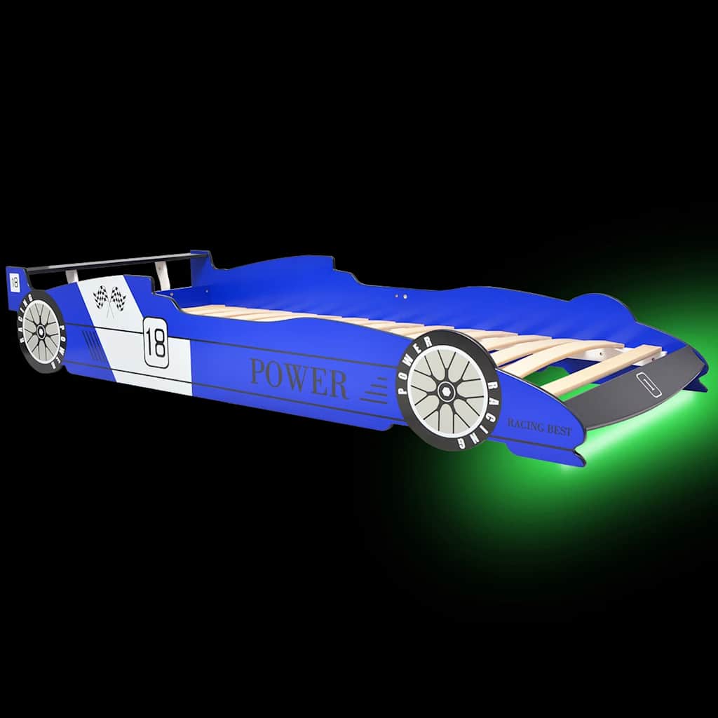 Led Barnsäng Racerbil 90X200 Cm
