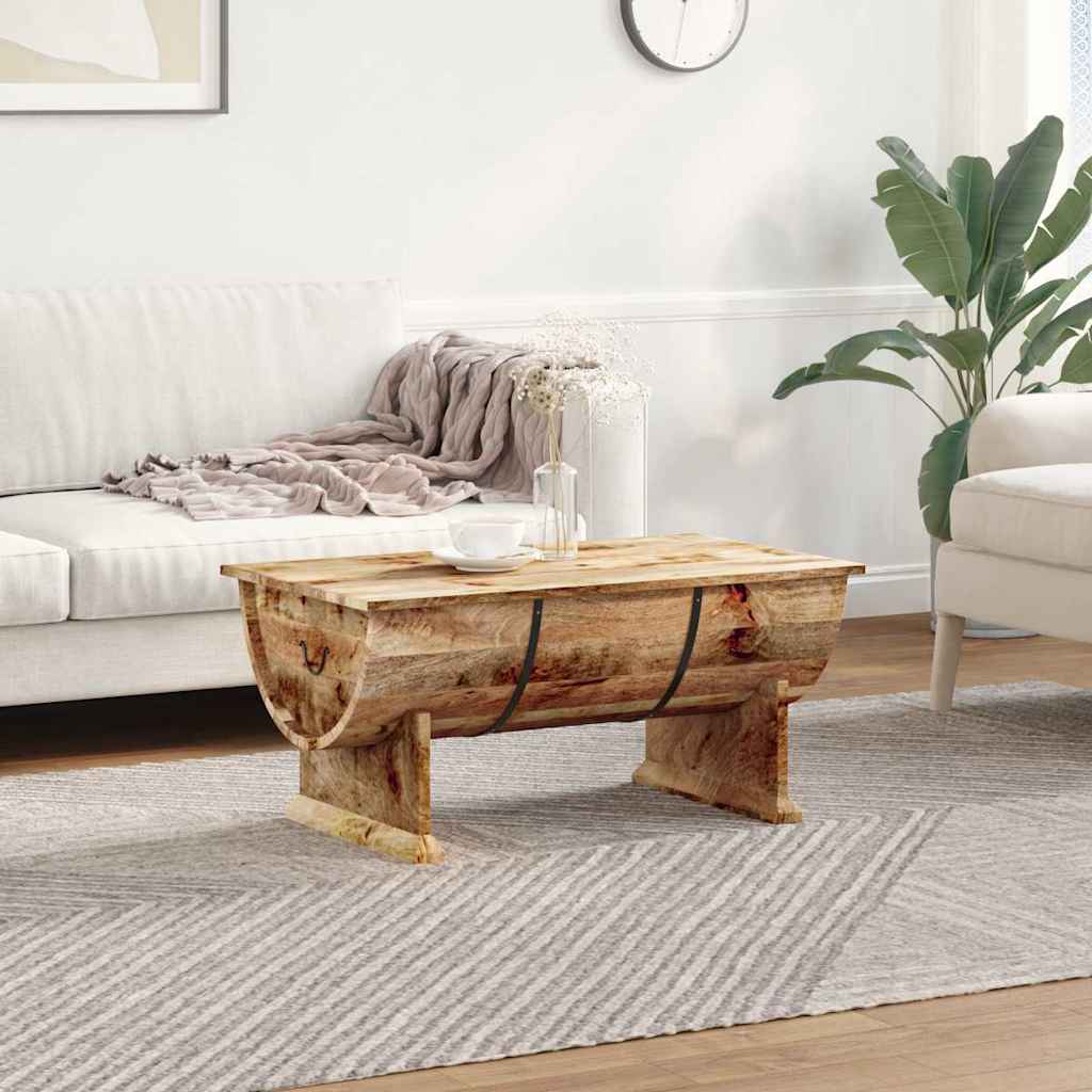 Soffbord I Massivt Mangoträ 88X50X40 Cm
