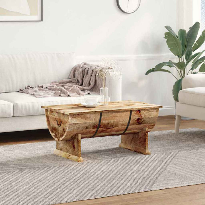 Soffbord I Massivt Mangoträ 88X50X40 Cm