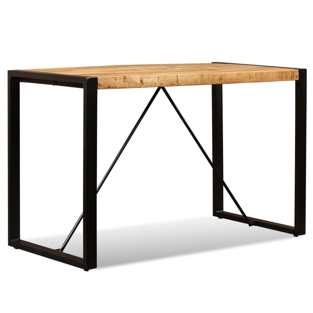 Matbord Massivt Grovt Mangoträ 120 Cm