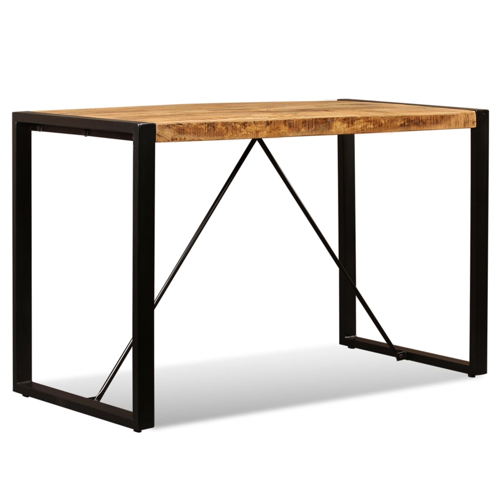 Matbord Massivt Grovt Mangoträ 120 Cm