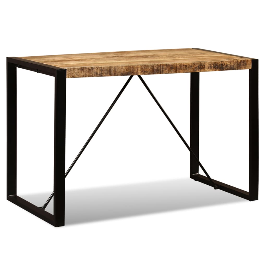 Matbord Massivt Grovt Mangoträ 120 Cm