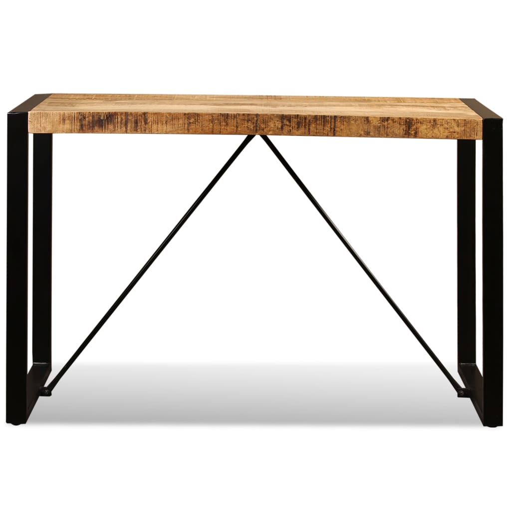 Matbord Massivt Grovt Mangoträ 120 Cm