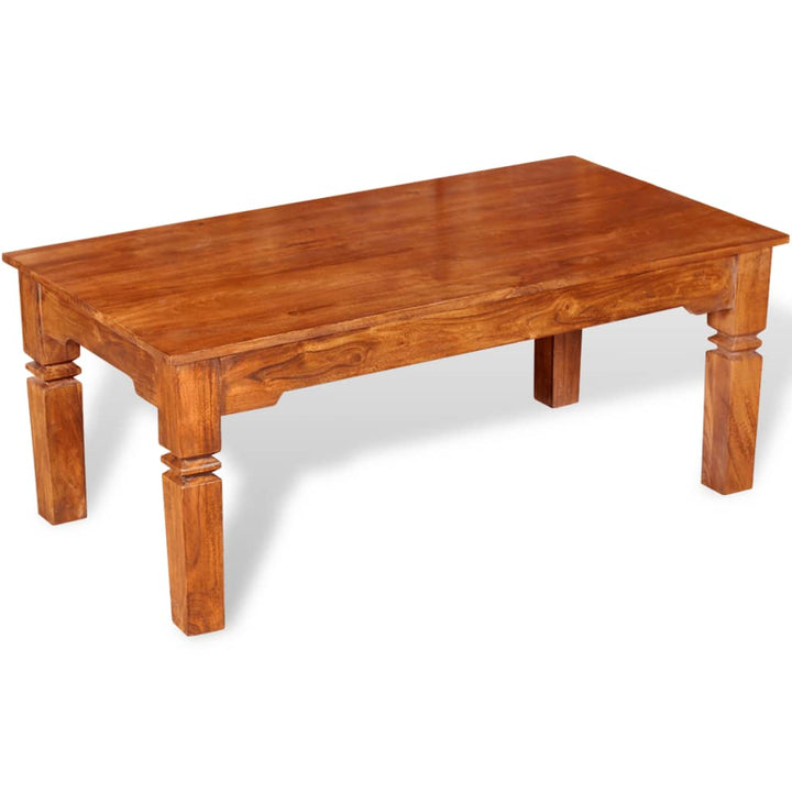 Soffbord Massivt Trä 60X60X45 Cm